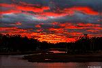 Sunset on Manklin Creek. Ocean Pines, MD 1/5/2019.