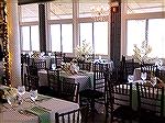 Second floor of Beach Club prepared for a recent wedding. Recent improvements make it a great venUe. 