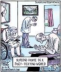 Nursing Home in post I-phone era. 