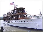 Presidential Yacht Sequoia on which Marshall Barnes [relative to Jack Barnes in the Pines] served as Chief Engineer. 