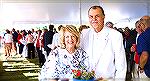 Edie Brenn\n and husband Jim Adcock at the Veterans Memorial 10 Year Anniversary celebration on May 23, 2015.