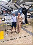 This is a picture of my Brother and nephew- both USNA graduates. They are standing in front of one of the four planes my Dad flew in WWII. Evan, my nephew- will be promoted to Lt Commander Labor Day w