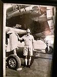 Here&rsquo;s my Dad- Lloyd Lucian Knock in front of one of his four planes during WWII 