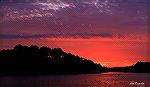 Sunset on Manklin Creek in Ocean Pines, Maryland. Evening of 6/21/2022.