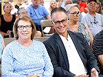 Monica Rakowski and Stuart Lakernick at the OPA Annual Meeting 2022. Both of these candidates were elected to the Board of Directors, along with Steve Jacobs who was out of town.