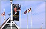 Photo of Marty Clarke's banner in Ocean City, Maryland