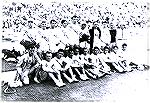 Johns Hopkins lacrosse team at 1932 Olympics. My Uncle, Peter William Reynolds, is rear row, third from right. Also on that team was Jack Turnbull, a lacrosse legend. There is a Turnbull-Reynolds awar