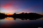 Sunset on Manklin Creek in Ocean Pines, Maryland. The evening of November 14, 2022.