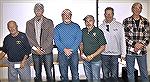 The Ocean Pines Anglers Club presented awards for Top Angler in 13 fish categories for the 2022 Walt Boge Memorial Fishing Tournament at their December meeting.Shown in photo LtoR; John Jewer, fresh w