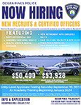 Ocean Pines Police Department looking for officers. 