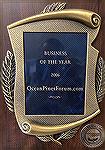 Image of Business of the Year Award plaque given to OceanPinesForum.com in 2006.
Uploaded here primarily to refute the position taken by the chamber when changing the name to Worcester County Chamber