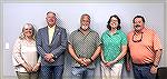2024 Board Candidates. From left to right in ballot order:

Sherrie Clifford
Jeff Heavner
Rick Farr
Amy Peck
Jerry Murphy

A Candidates Forum is scheduled for June 13, 2024, 6pm, at the Golf C
