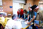 Area residents sign-in for Chip Bertino Town Hall Meeting