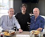Nick Bertino (center) is new Yacht Club Chef. 