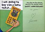 Jeanette&rsquo;s 66th Wedding Anniversary card to me.
No truer word were ever written or spoken.