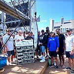 White Marlin open. Photo indicating Michael Jordan&rsquo;s boat in the open is now in second place for the largest white Marlin. Jordan is in the photo.